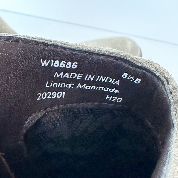 Cole Haan Maci Olive Green Suede Booties 8.5 - Picture 7 of 9